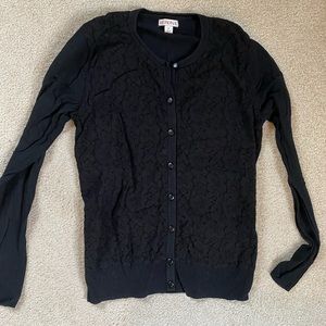 Black Merona cardigan